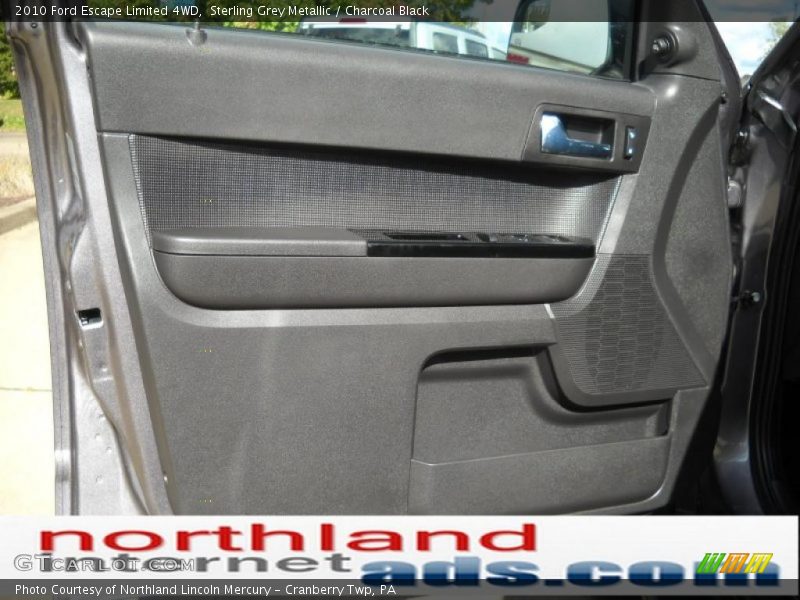 Sterling Grey Metallic / Charcoal Black 2010 Ford Escape Limited 4WD