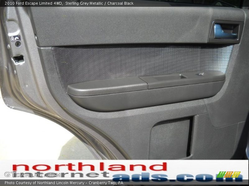 Sterling Grey Metallic / Charcoal Black 2010 Ford Escape Limited 4WD