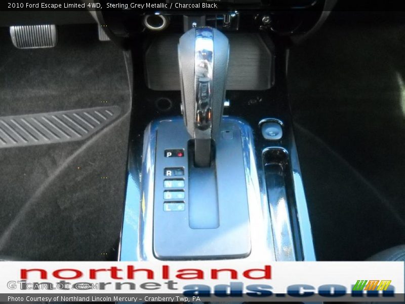 Sterling Grey Metallic / Charcoal Black 2010 Ford Escape Limited 4WD