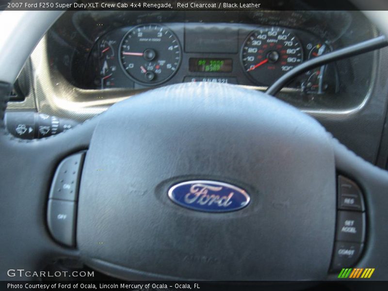 Red Clearcoat / Black Leather 2007 Ford F250 Super Duty XLT Crew Cab 4x4 Renegade