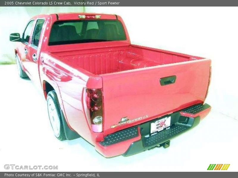 Victory Red / Sport Pewter 2005 Chevrolet Colorado LS Crew Cab