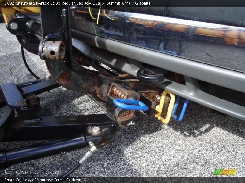 Summit White / Graphite 2002 Chevrolet Silverado 3500 Regular Cab 4x4 Dually