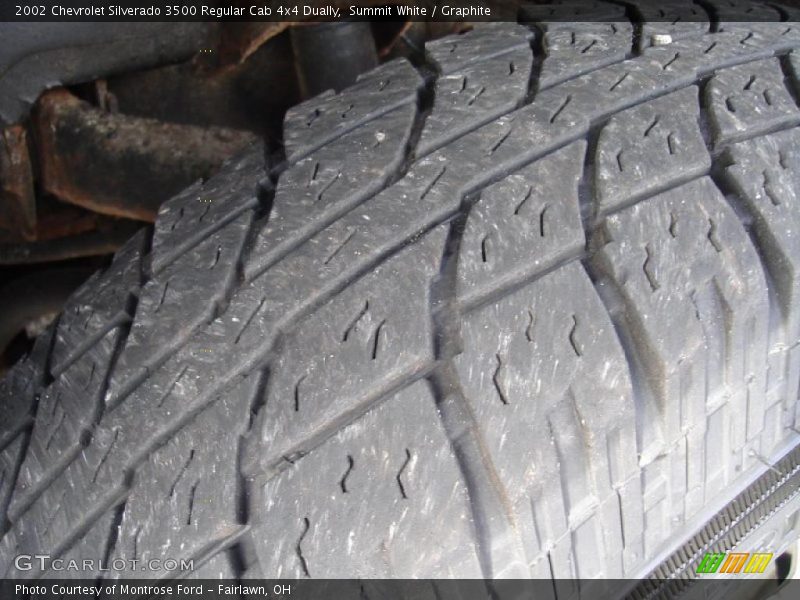 Summit White / Graphite 2002 Chevrolet Silverado 3500 Regular Cab 4x4 Dually