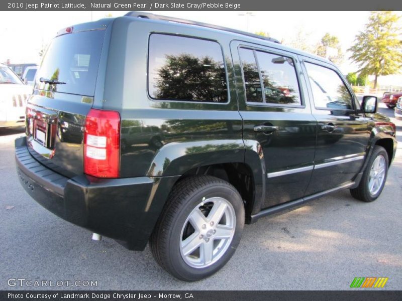 Natural Green Pearl / Dark Slate Gray/Pebble Beige 2010 Jeep Patriot Latitude