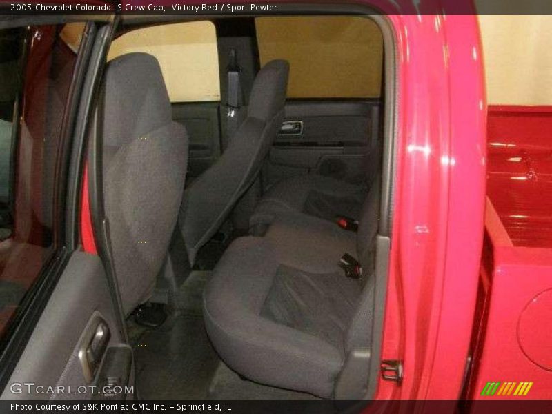 Victory Red / Sport Pewter 2005 Chevrolet Colorado LS Crew Cab