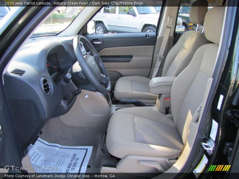 Natural Green Pearl / Dark Slate Gray/Pebble Beige 2010 Jeep Patriot Latitude