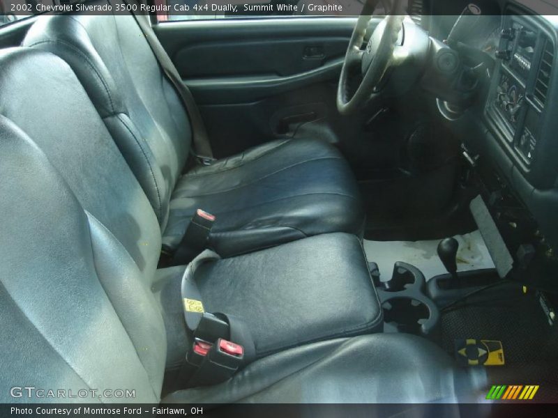  2002 Silverado 3500 Regular Cab 4x4 Dually Graphite Interior