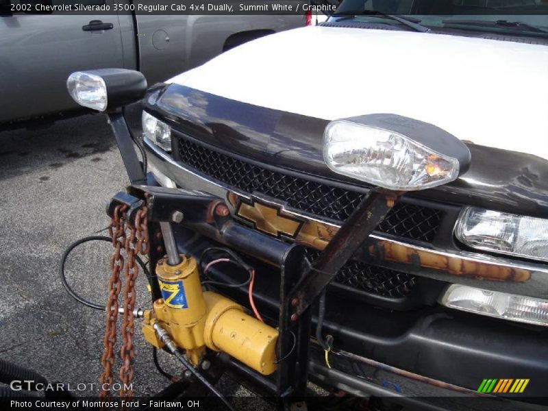 Summit White / Graphite 2002 Chevrolet Silverado 3500 Regular Cab 4x4 Dually