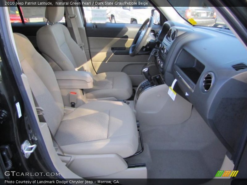 Natural Green Pearl / Dark Slate Gray/Pebble Beige 2010 Jeep Patriot Latitude