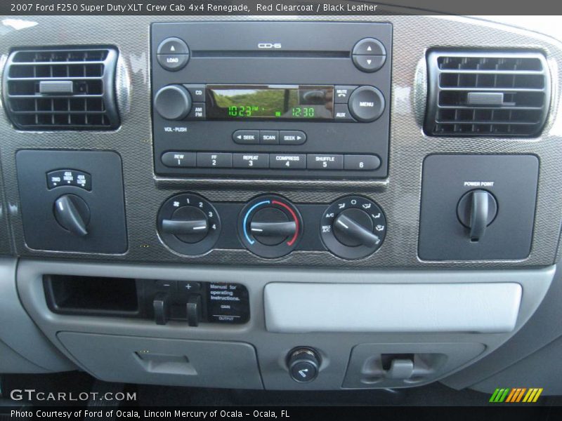 Red Clearcoat / Black Leather 2007 Ford F250 Super Duty XLT Crew Cab 4x4 Renegade