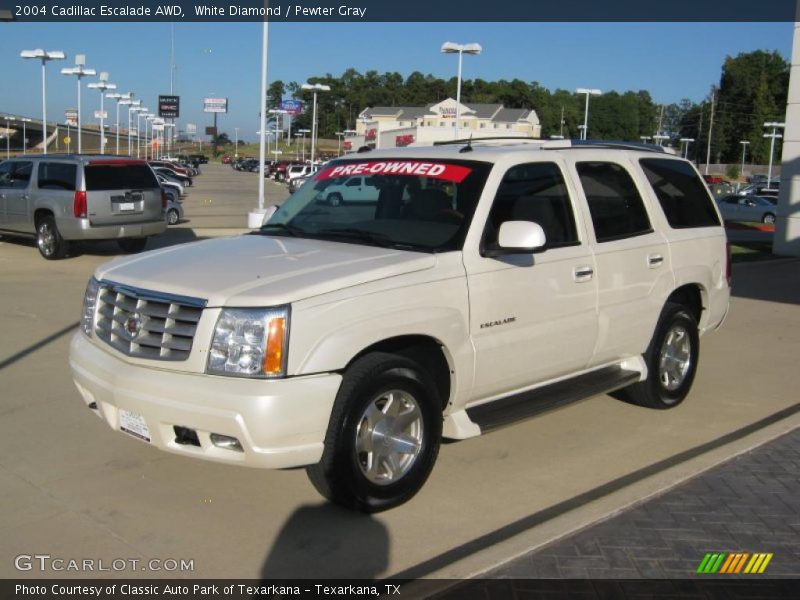 White Diamond / Pewter Gray 2004 Cadillac Escalade AWD
