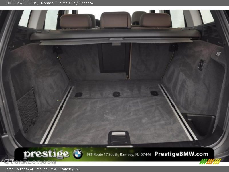 Monaco Blue Metallic / Tobacco 2007 BMW X3 3.0si