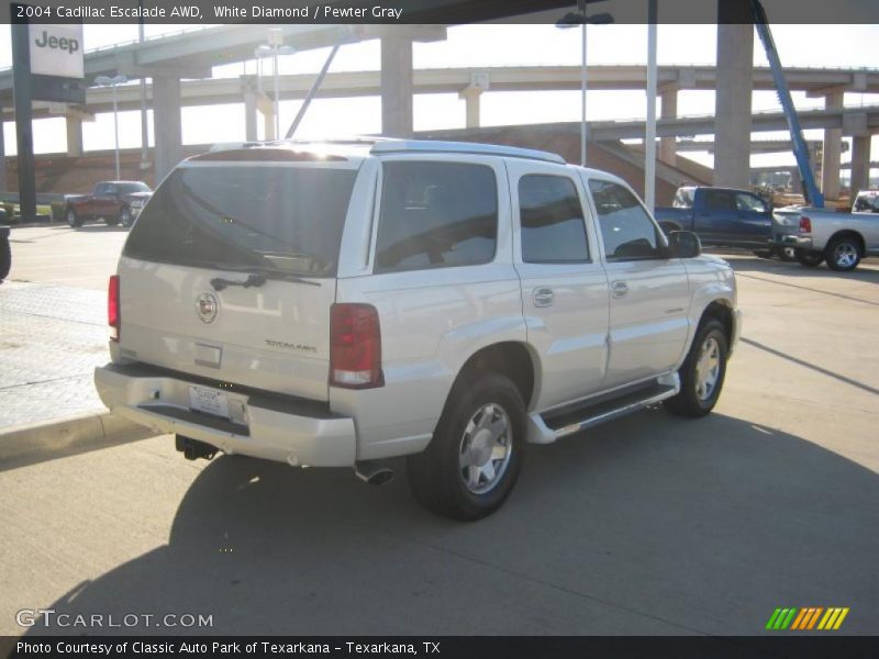 White Diamond / Pewter Gray 2004 Cadillac Escalade AWD