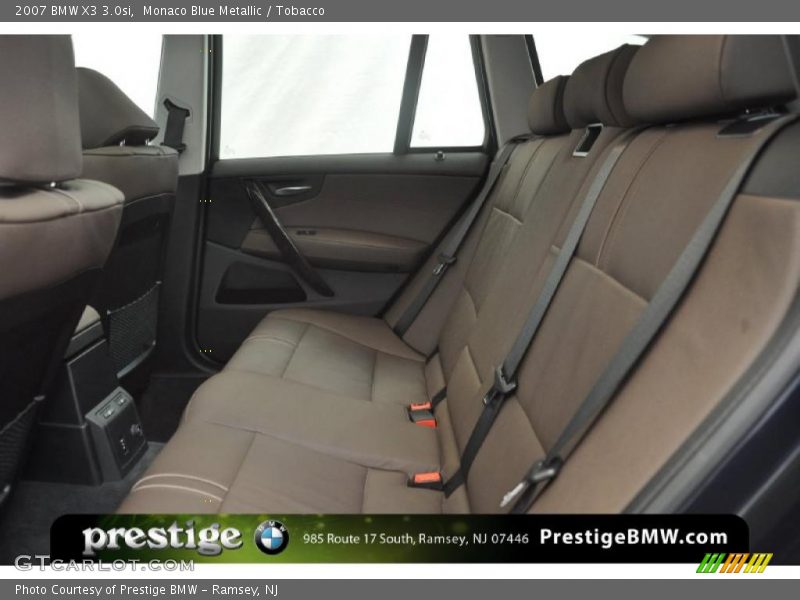 Monaco Blue Metallic / Tobacco 2007 BMW X3 3.0si
