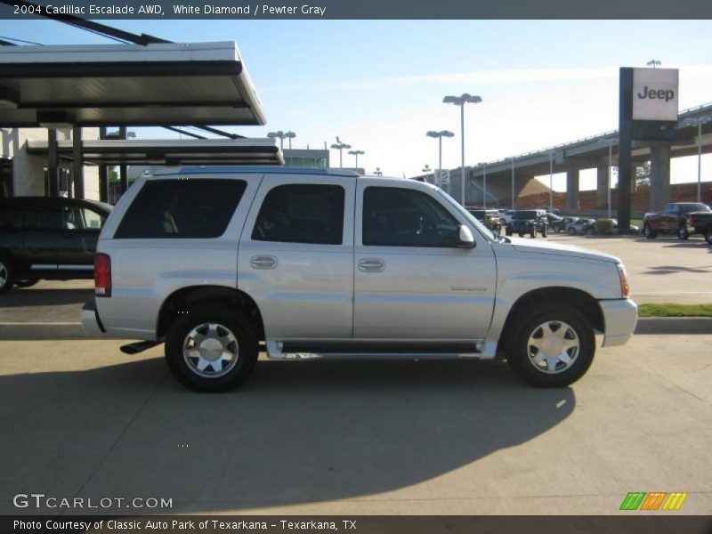 White Diamond / Pewter Gray 2004 Cadillac Escalade AWD