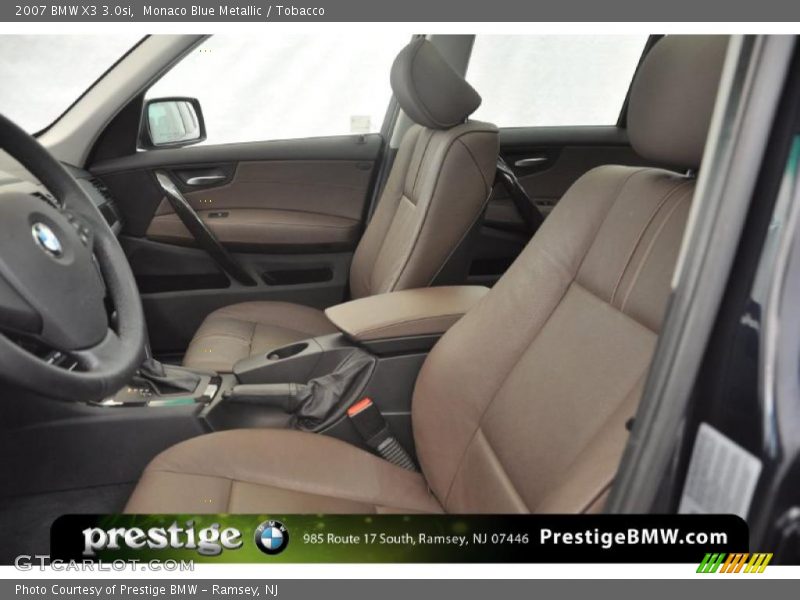 Monaco Blue Metallic / Tobacco 2007 BMW X3 3.0si