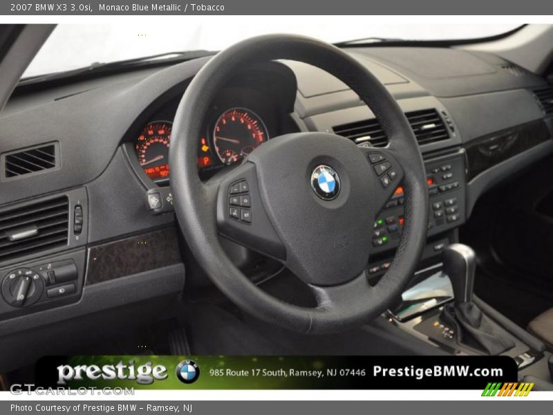 Monaco Blue Metallic / Tobacco 2007 BMW X3 3.0si
