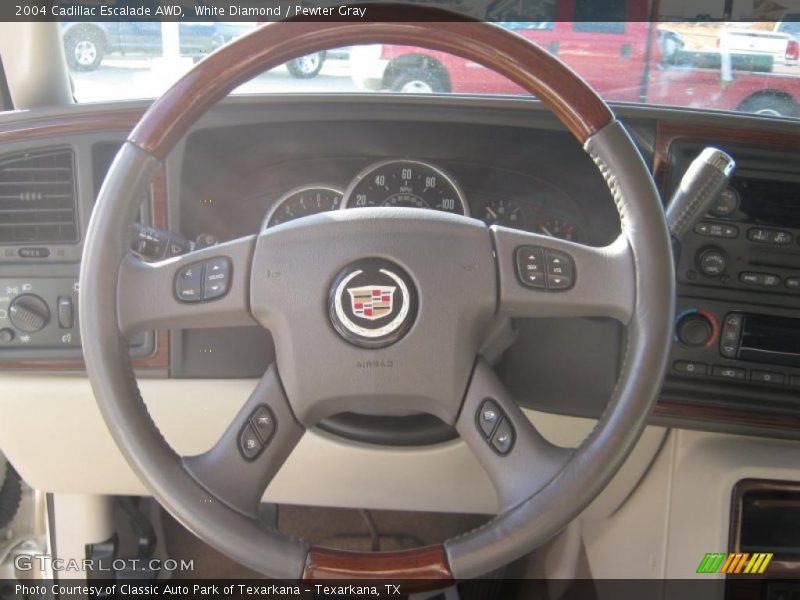 White Diamond / Pewter Gray 2004 Cadillac Escalade AWD