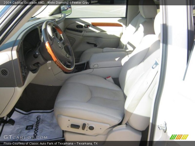 White Diamond / Pewter Gray 2004 Cadillac Escalade AWD