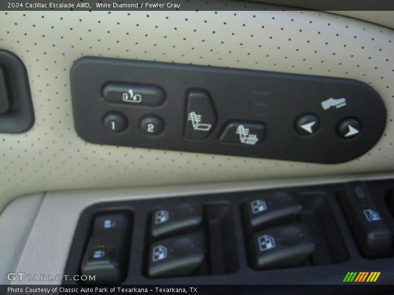 White Diamond / Pewter Gray 2004 Cadillac Escalade AWD