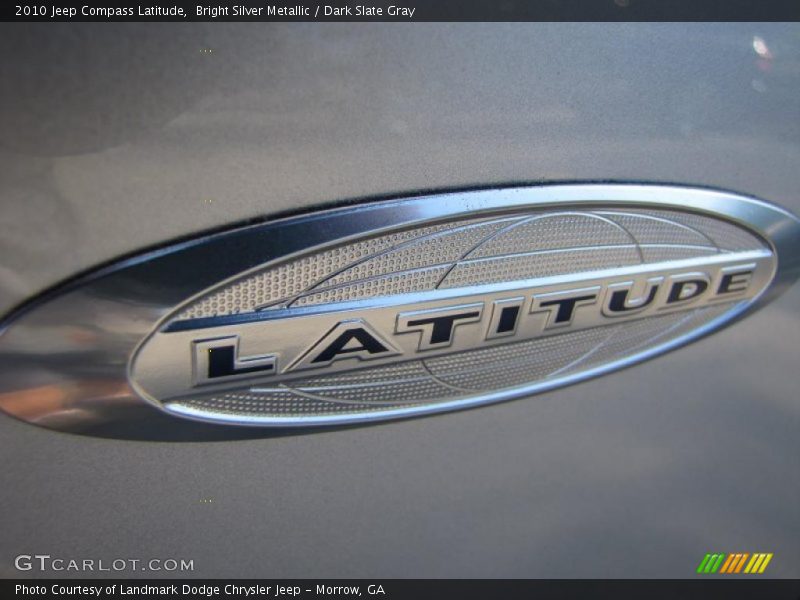 Bright Silver Metallic / Dark Slate Gray 2010 Jeep Compass Latitude
