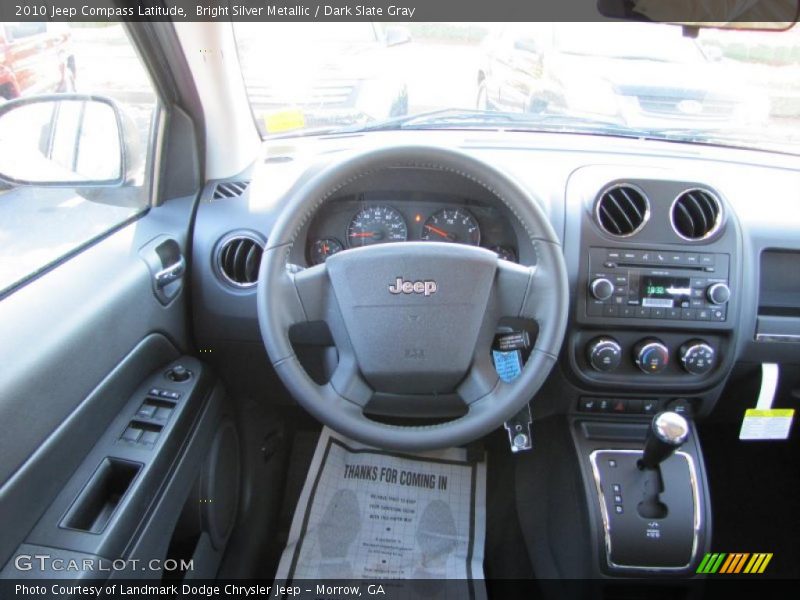 Bright Silver Metallic / Dark Slate Gray 2010 Jeep Compass Latitude
