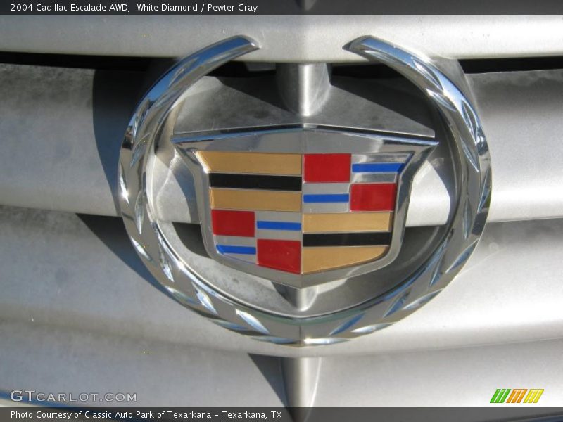 White Diamond / Pewter Gray 2004 Cadillac Escalade AWD