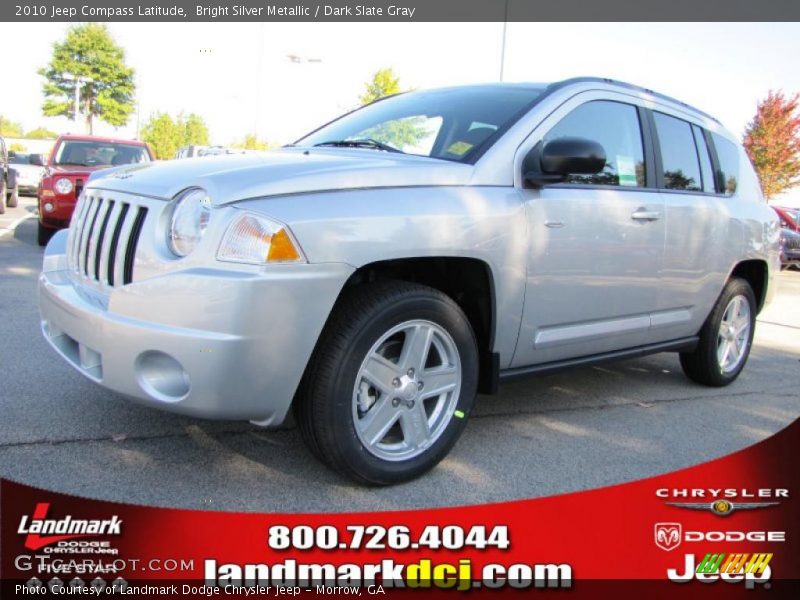 Bright Silver Metallic / Dark Slate Gray 2010 Jeep Compass Latitude