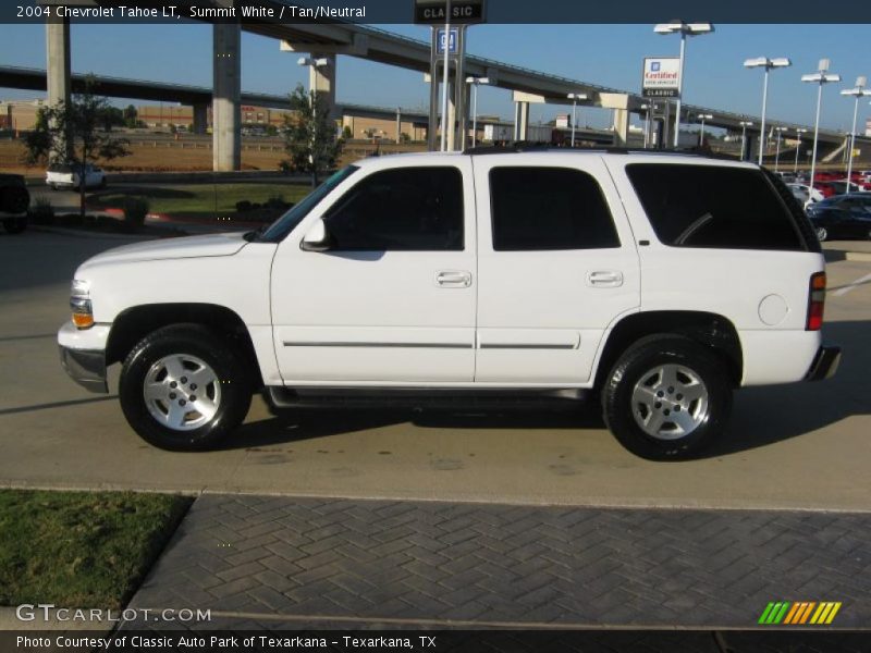 Summit White / Tan/Neutral 2004 Chevrolet Tahoe LT