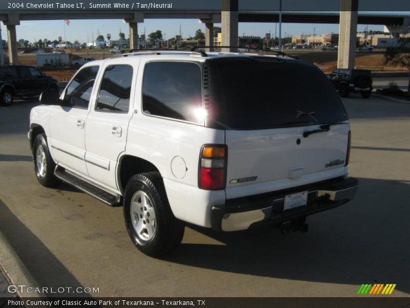 Summit White / Tan/Neutral 2004 Chevrolet Tahoe LT