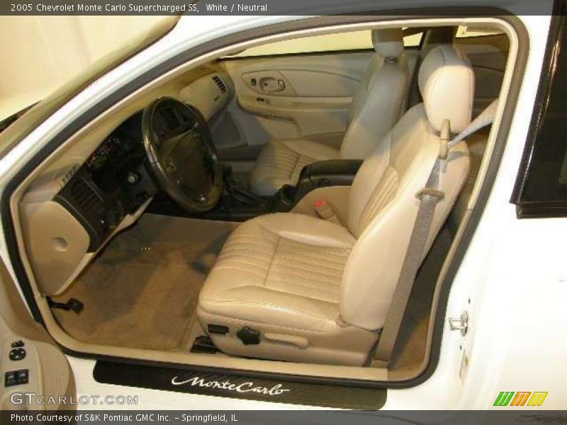 White / Neutral 2005 Chevrolet Monte Carlo Supercharged SS