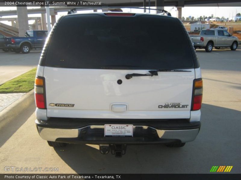 Summit White / Tan/Neutral 2004 Chevrolet Tahoe LT