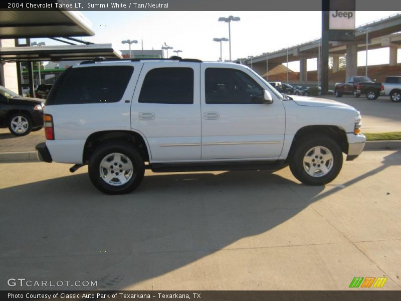 Summit White / Tan/Neutral 2004 Chevrolet Tahoe LT