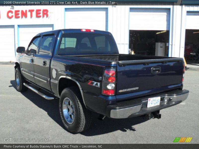 Dark Blue Metallic / Tan 2006 Chevrolet Silverado 1500 Z71 Crew Cab 4x4