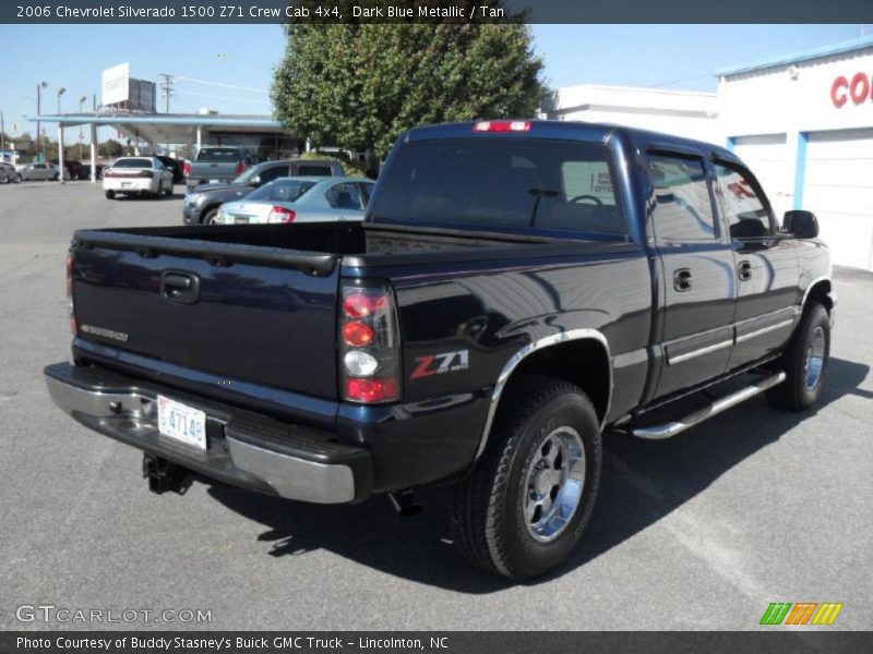 Dark Blue Metallic / Tan 2006 Chevrolet Silverado 1500 Z71 Crew Cab 4x4