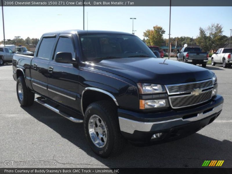 Dark Blue Metallic / Tan 2006 Chevrolet Silverado 1500 Z71 Crew Cab 4x4