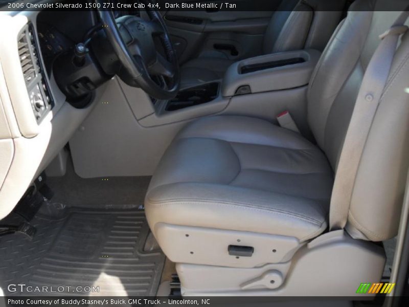 Dark Blue Metallic / Tan 2006 Chevrolet Silverado 1500 Z71 Crew Cab 4x4