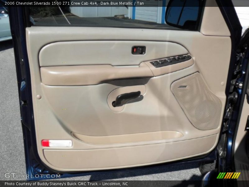 Dark Blue Metallic / Tan 2006 Chevrolet Silverado 1500 Z71 Crew Cab 4x4