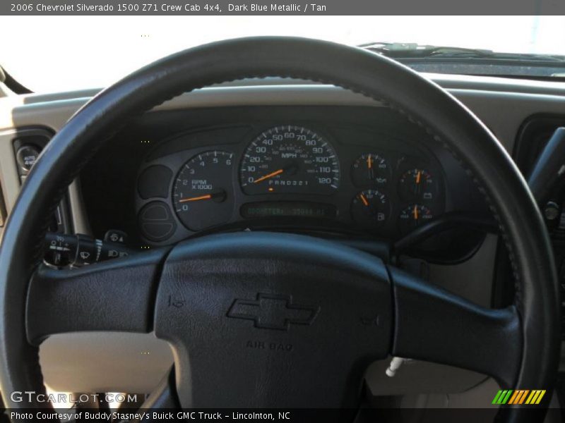 Dark Blue Metallic / Tan 2006 Chevrolet Silverado 1500 Z71 Crew Cab 4x4