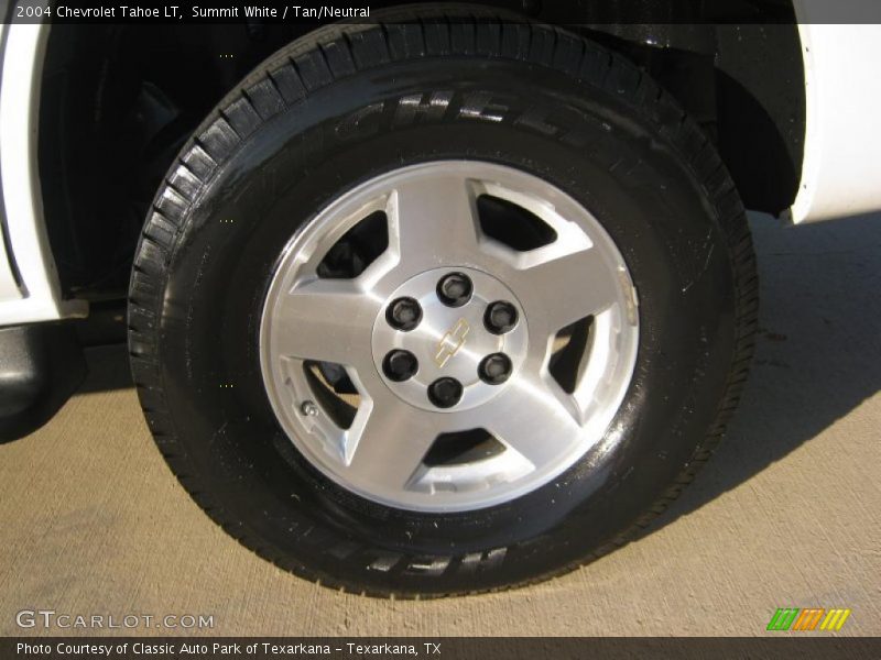 Summit White / Tan/Neutral 2004 Chevrolet Tahoe LT
