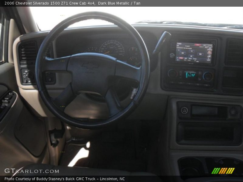 Dark Blue Metallic / Tan 2006 Chevrolet Silverado 1500 Z71 Crew Cab 4x4