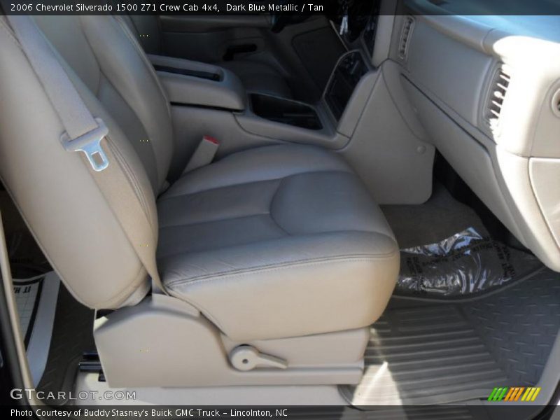 Dark Blue Metallic / Tan 2006 Chevrolet Silverado 1500 Z71 Crew Cab 4x4