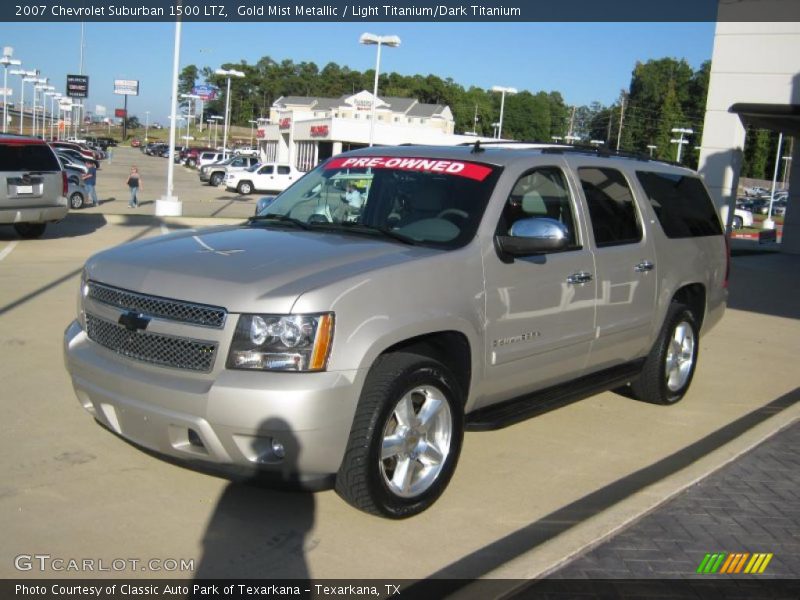 Gold Mist Metallic / Light Titanium/Dark Titanium 2007 Chevrolet Suburban 1500 LTZ