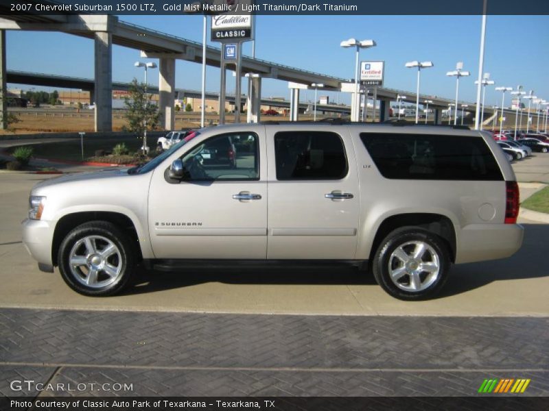 Gold Mist Metallic / Light Titanium/Dark Titanium 2007 Chevrolet Suburban 1500 LTZ