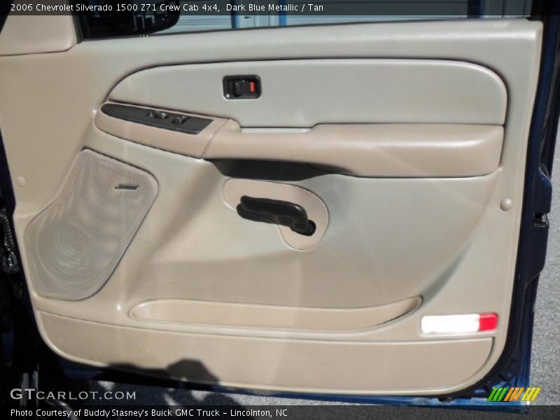 Dark Blue Metallic / Tan 2006 Chevrolet Silverado 1500 Z71 Crew Cab 4x4