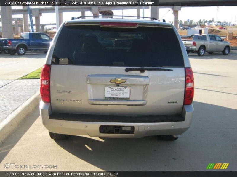Gold Mist Metallic / Light Titanium/Dark Titanium 2007 Chevrolet Suburban 1500 LTZ