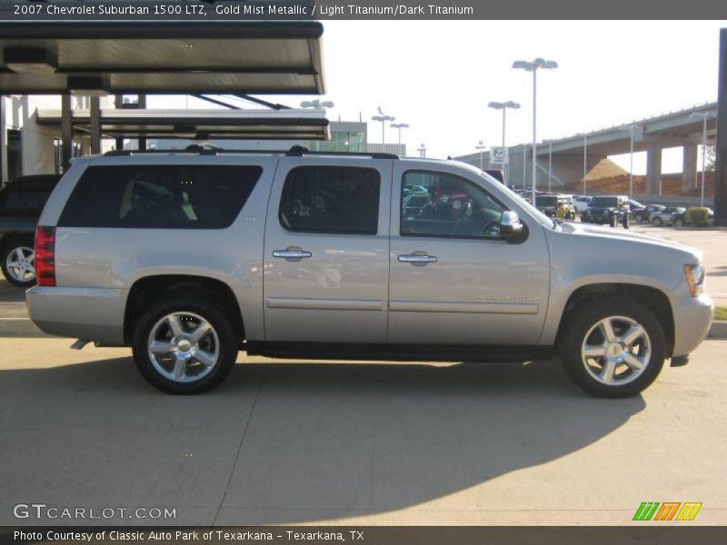 Gold Mist Metallic / Light Titanium/Dark Titanium 2007 Chevrolet Suburban 1500 LTZ