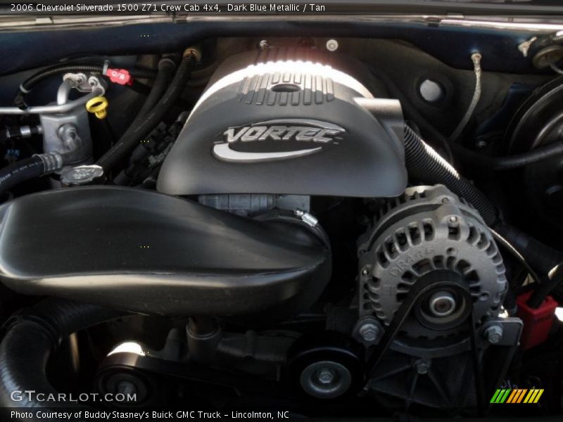 Dark Blue Metallic / Tan 2006 Chevrolet Silverado 1500 Z71 Crew Cab 4x4