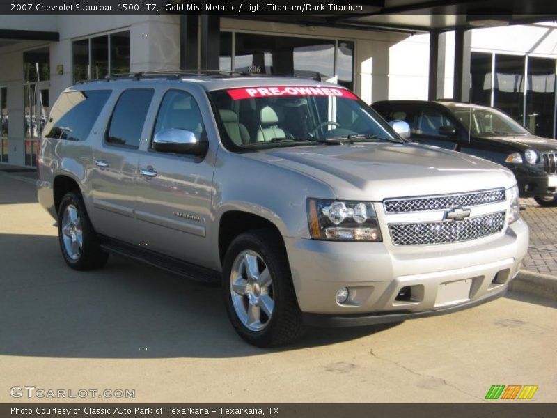 Gold Mist Metallic / Light Titanium/Dark Titanium 2007 Chevrolet Suburban 1500 LTZ
