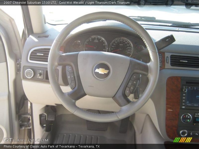 Gold Mist Metallic / Light Titanium/Dark Titanium 2007 Chevrolet Suburban 1500 LTZ